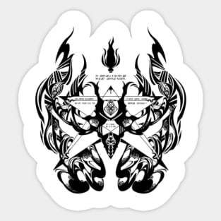 Nine Crest Sticker